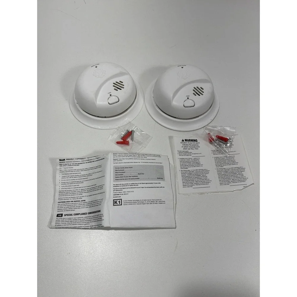 BRK 1 Pair PACK FIRST ALERT SMI110 SMOKE ALARM BATTERY‎ POWERED